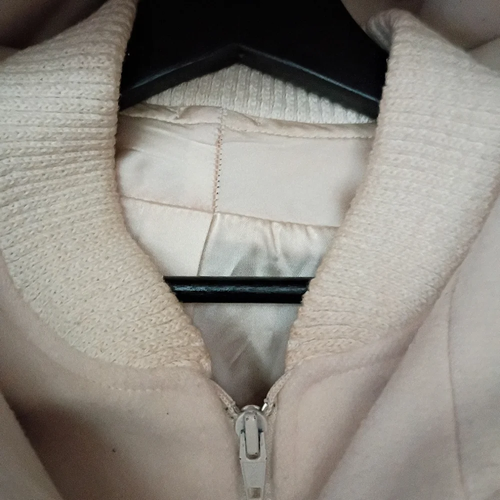 Elegant Tan Hooded Trench Coat 100% Wool Coat Pit To Pit 23".No Size Tag - Picture 8 of 14